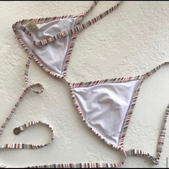 Zulu & Zephyr Striped Bikini Top - Picture 5 of 5